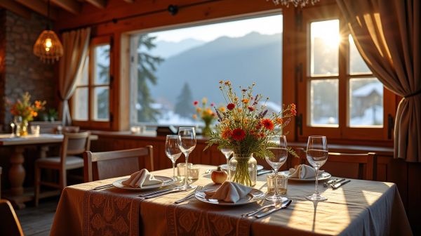 Savourez une cuisine traditionnelle au bar-restaurant de Mont-Saxonnex